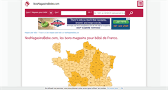 Desktop Screenshot of nosmagasinsbebe.com